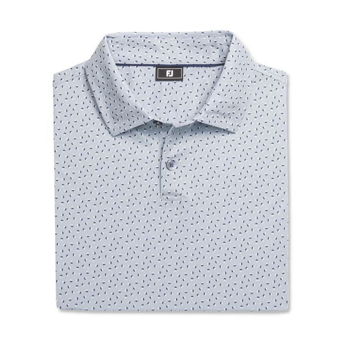 FootJoy Men's Bounce Print Lisle Polo - Grey