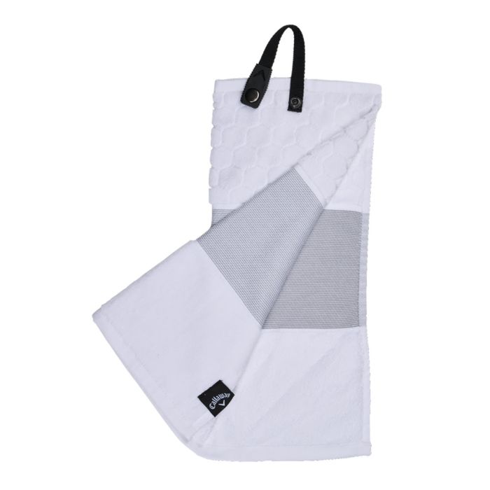 Callaway Tri Fold Towel - White