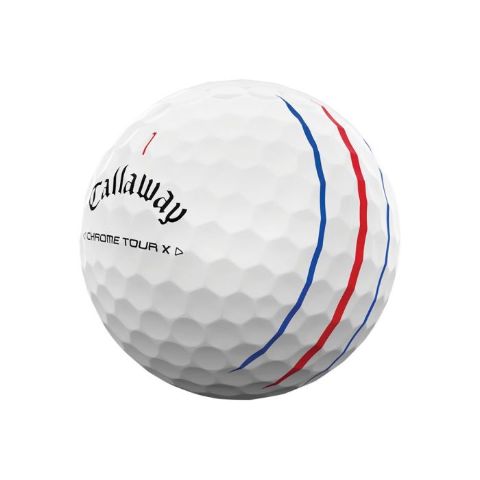 Callaway Chrome Tour X Holiday Double Dozen Triple Track Golf Balls - White