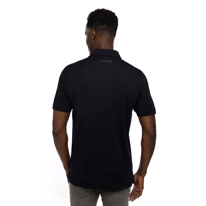 TRAVIS MATHEW Men's Tour Guide Golf Polo T-Shirt - Black