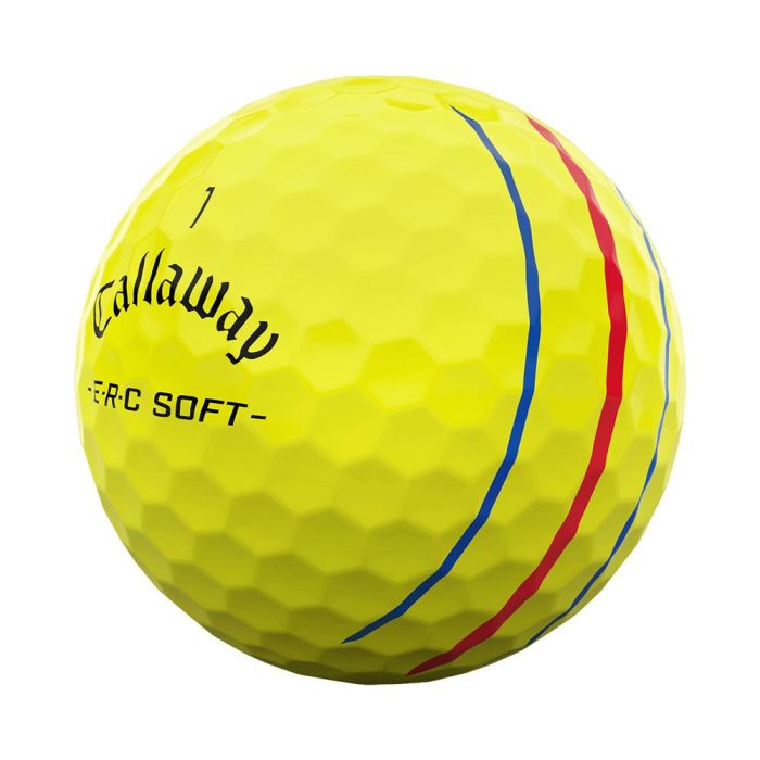 Callaway ERC Soft Triple Track Balls - Yellow