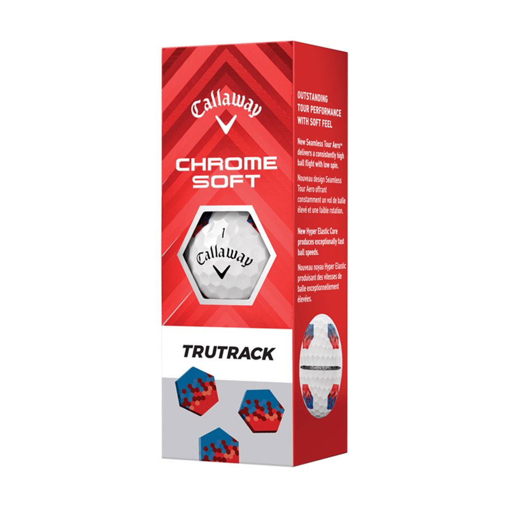 Callaway Chrome Soft TruTrack Golf Balls - White