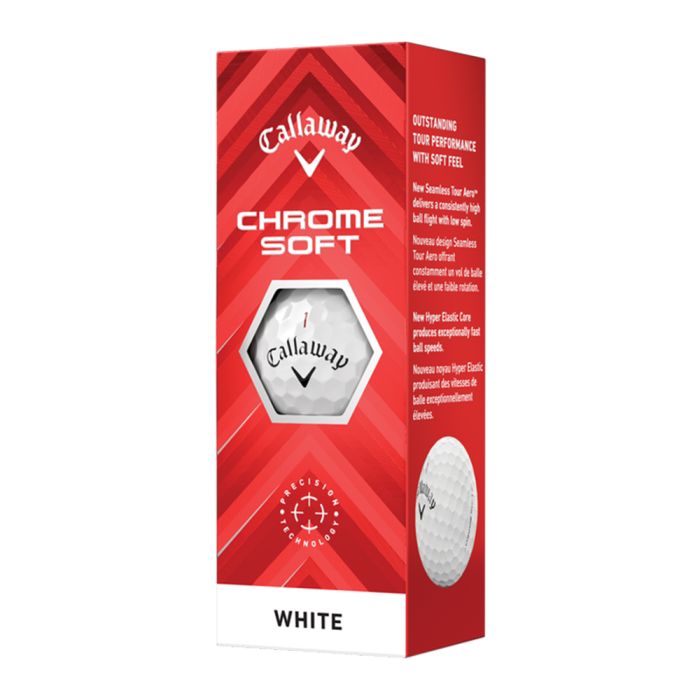Callaway Chrome Soft Golf Balls - White