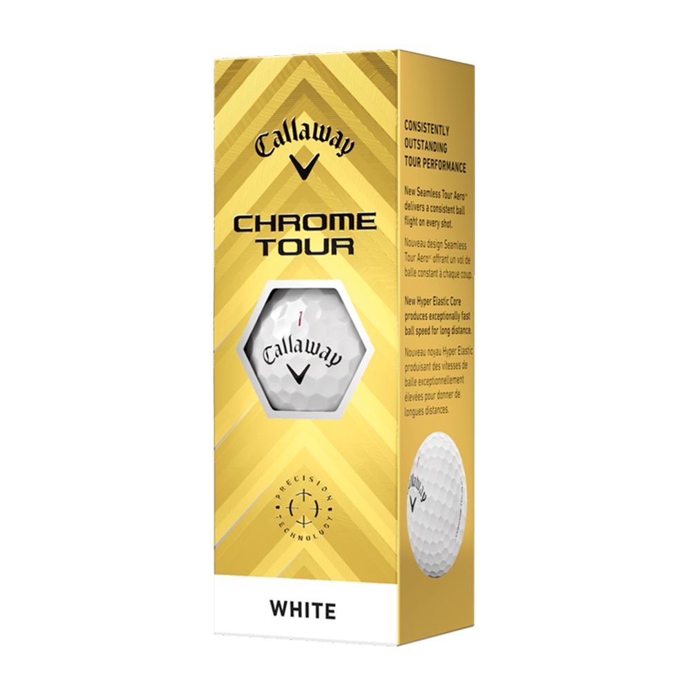 Callaway Chrome Tour Golf Balls - White