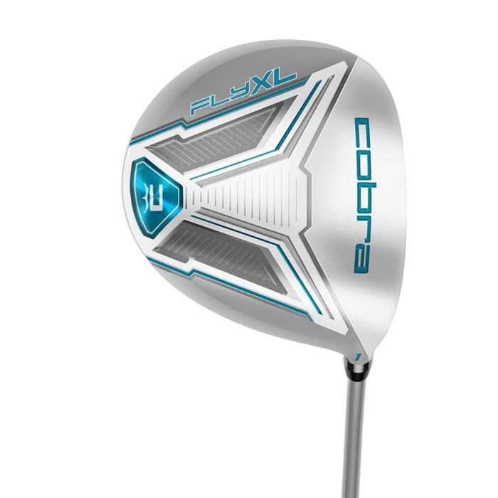 Cobra Women's Fly-XL Graphite Golf Set - Right Hand - Ladies Flex - 10 Clubs + Bag - Silver/Blue