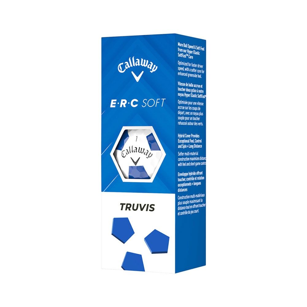 Callaway ERC Soft Truvis Golf Balls - Blue