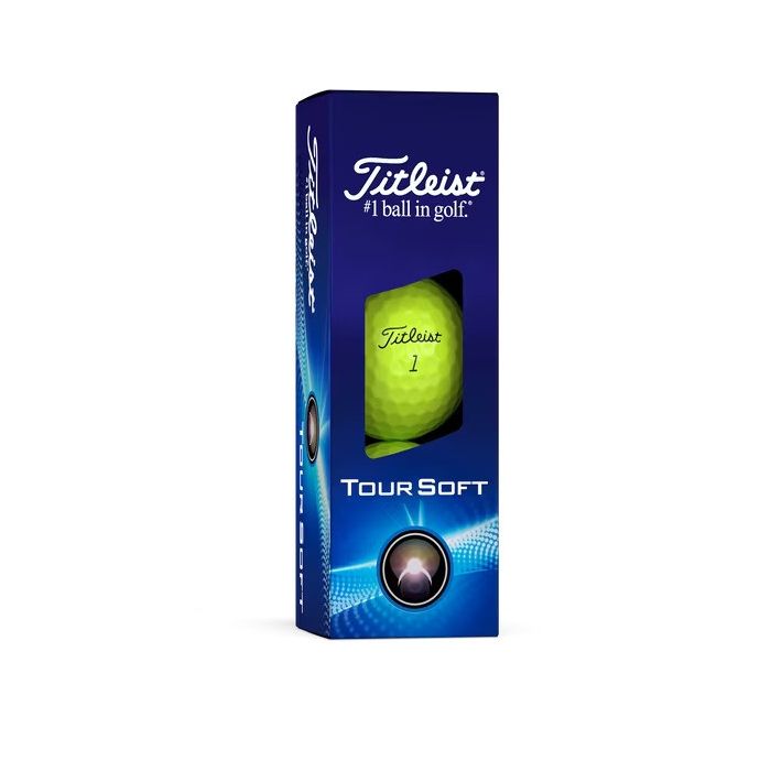 Titleist Tour Soft Golf Balls - Yellow