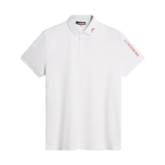 J Lindeberg Men’s Tour Tec Golf Polo - White