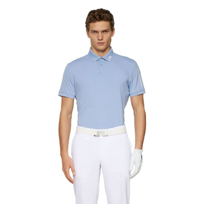 J Lindeberg Men’s Tour Tec Golf Polo - Rain Washed