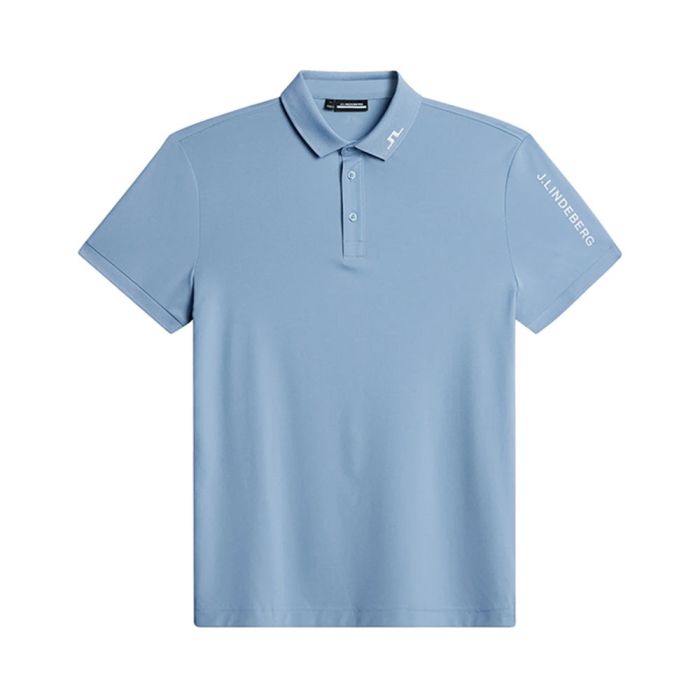 J Lindeberg Men’s Tour Tec Golf Polo - Rain Washed