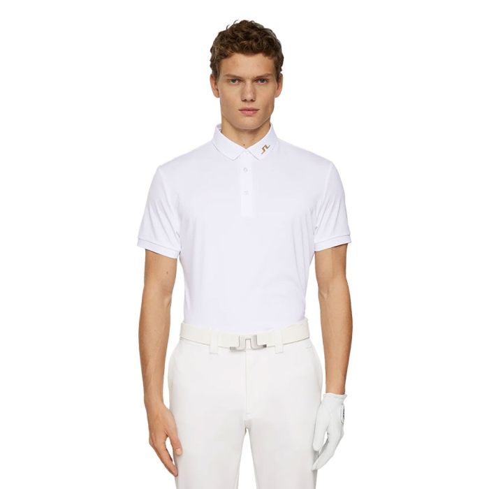J Lindeberg Men’s KV Golf Polo - White