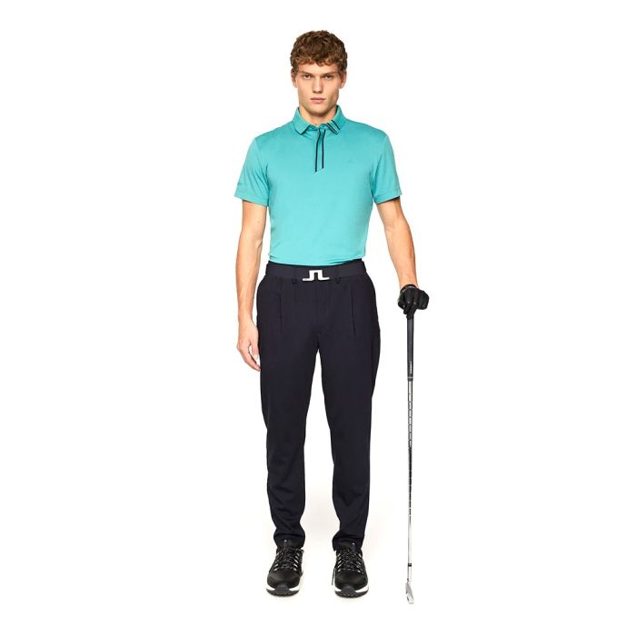 J Lindeberg Men's JL X Glenmuir Viktor Golf Polo T-shirt - Teal (Us Sizes)