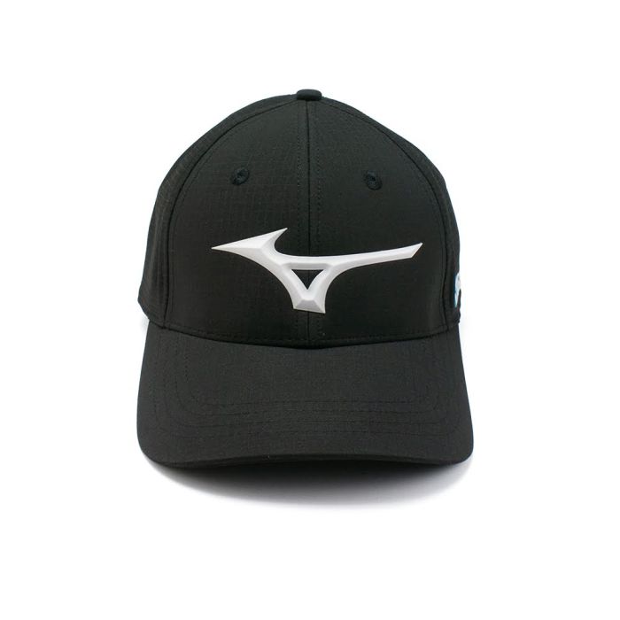 MIZUNO Men's Rubber Logo Fitted Cap