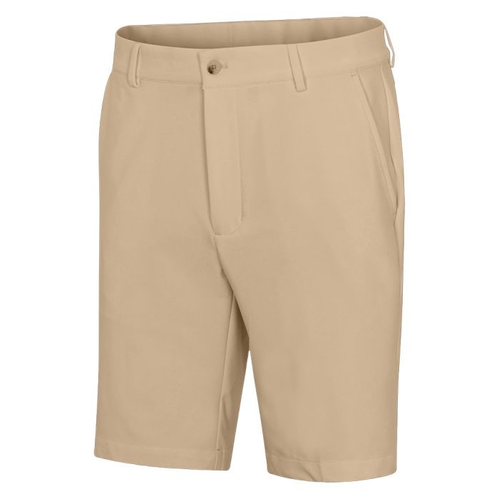 GREG NORMAN Men's Tech 9.5" Stretch Golf Shorts - Bamboo