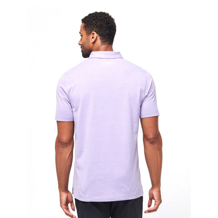TRAVIS MATHEW Men's The Heater Golf Polo T-Shirt - Heather Imperial