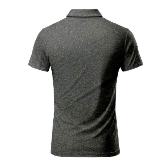 Jack Nicklaus Men's Melange Golf Polo T-Shirt - Grey