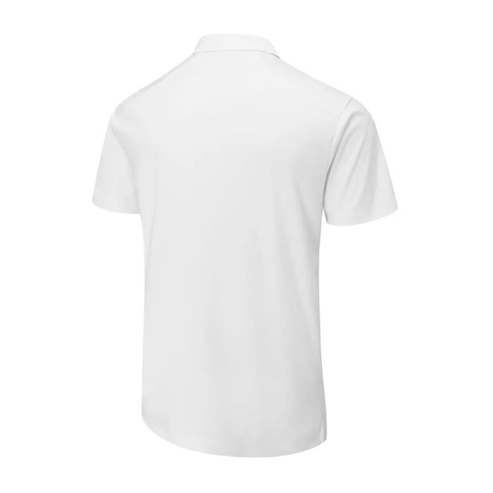 PING Men's Lindum Golf Polo T-Shirt - White (US Sizes)
