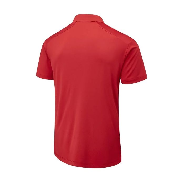 PING Men's Lindum Golf Polo T-Shirt - Rich Red (US Sizes)