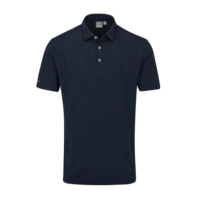 PING Men's Lindum Golf Polo T-Shirt - Navy (US Sizes)