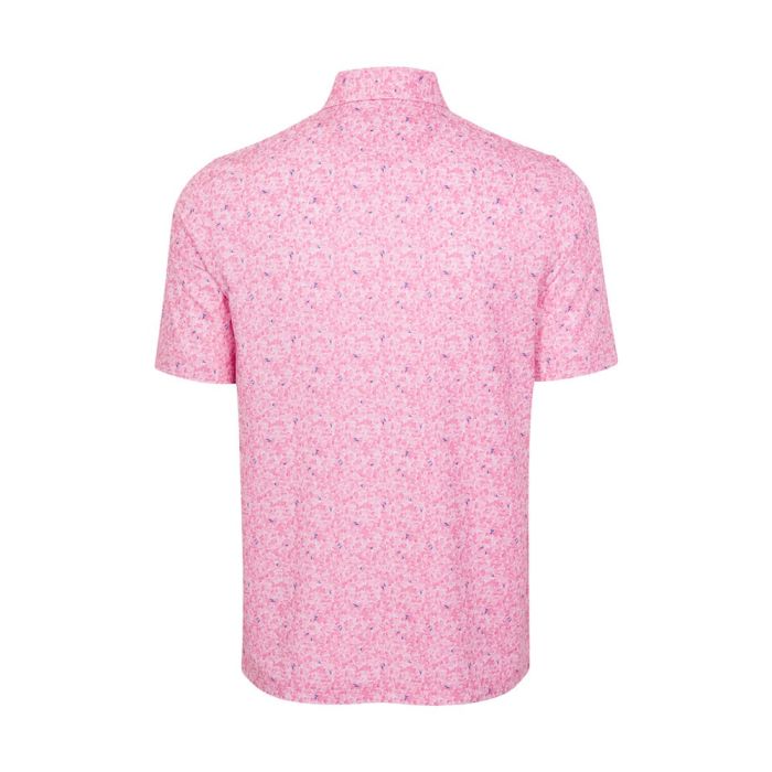 GREG NORMAN Men's Shark Tail Ultra-Stretch Polo - Pink