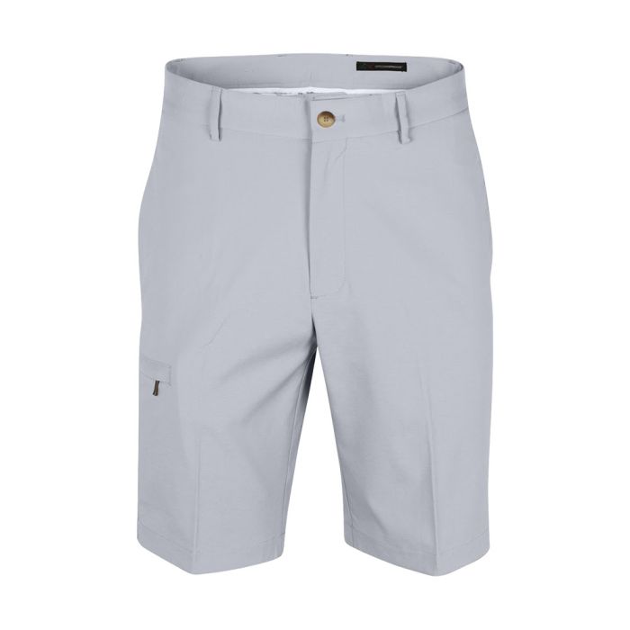 Greg Norman Men's Limited Edition Tech Cargo Golf Shorts - Silver