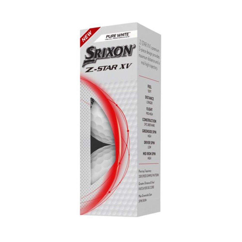 Srixon Z Star XV Golf Balls - White