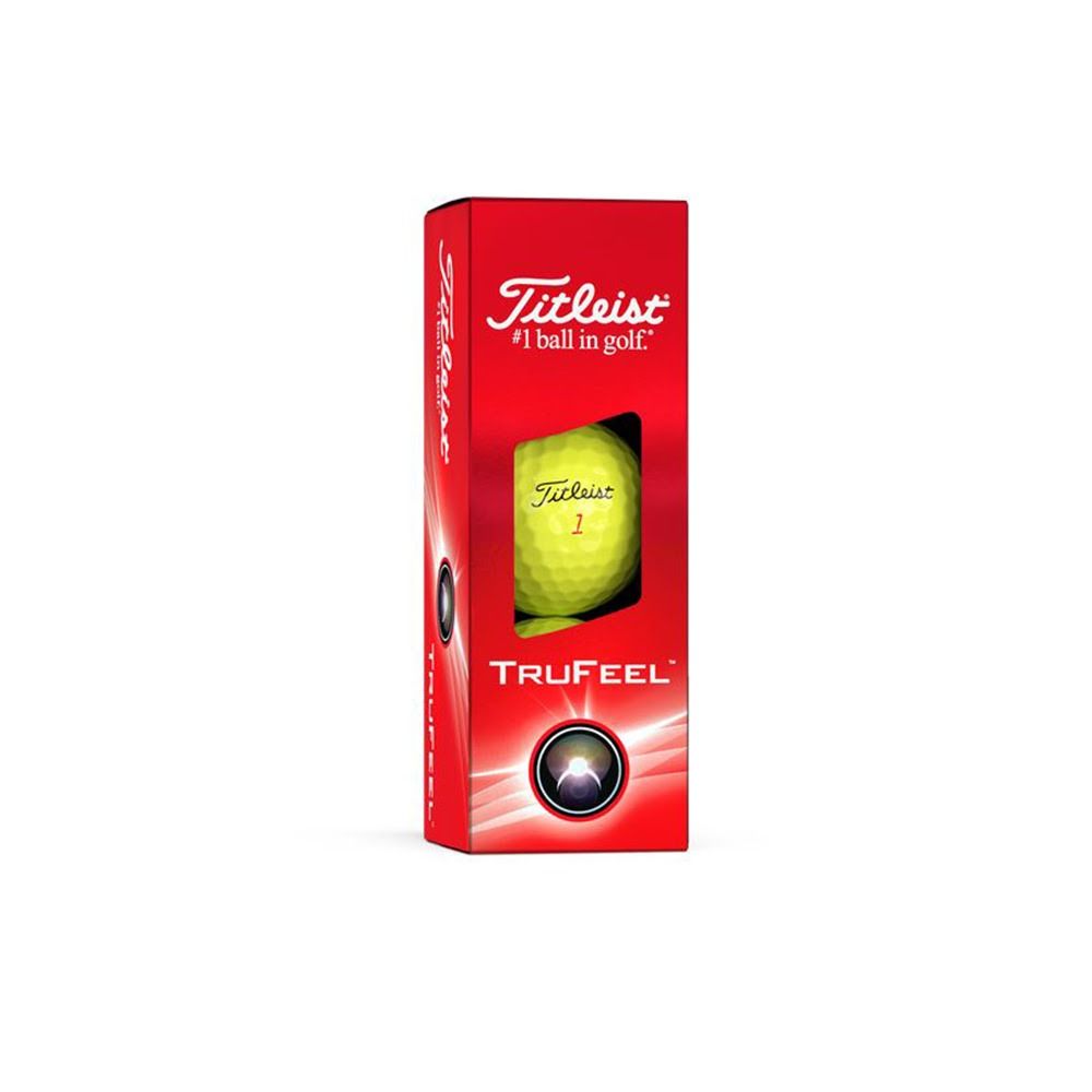 Titleist Trufeel Golf Balls - Yellow