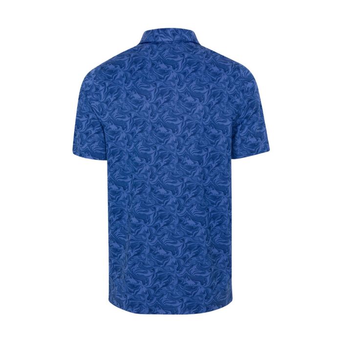 GREG NORMAN Men's Deep Dive Ultra-Stretch Polo - Tropic Navy