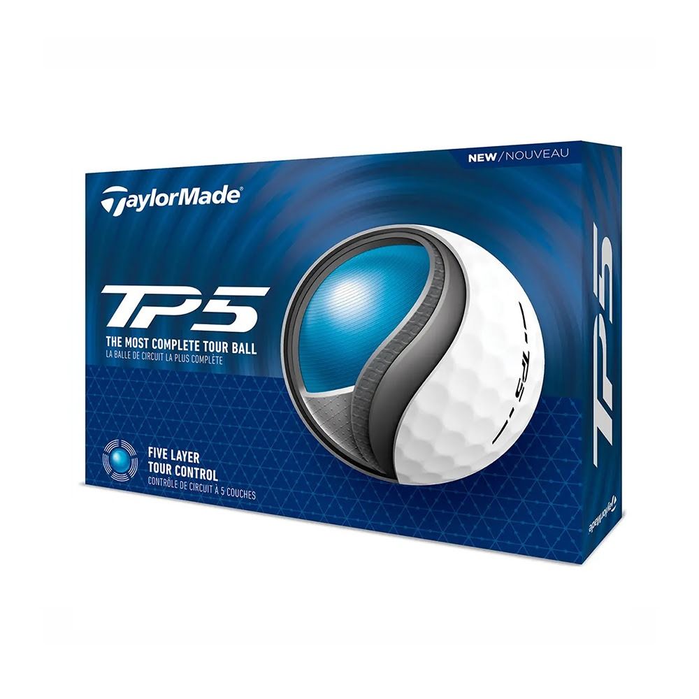 Taylormade TP5 Golf Balls - White