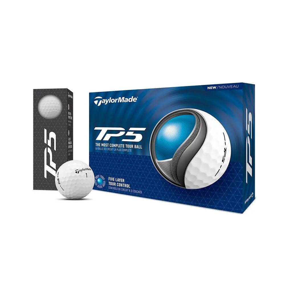 Taylormade TP5 Golf Balls - White