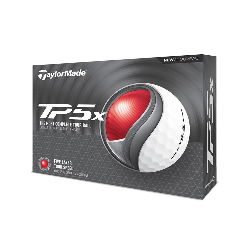 Taylormade TP5x Golf Balls - White