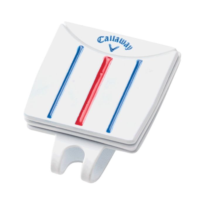 CALLAWAY Triple Track Hat clip & Marker - White