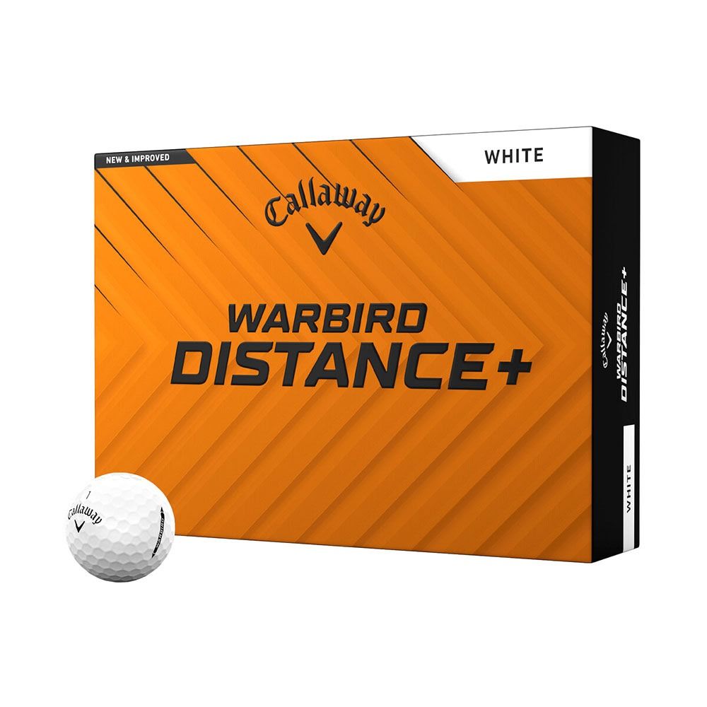 Callaway Warbird Distance+ Golf Balls - White
