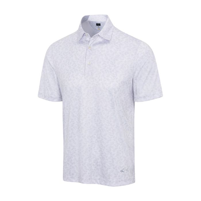 GREG NORMAN Men's 425 Classic Golf Polo T-Shirt - White