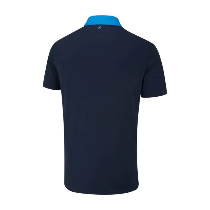 PING Men's Bodi Colour Block Golf Polo T-Shirt - Blue 24/Navy (US Sizes)