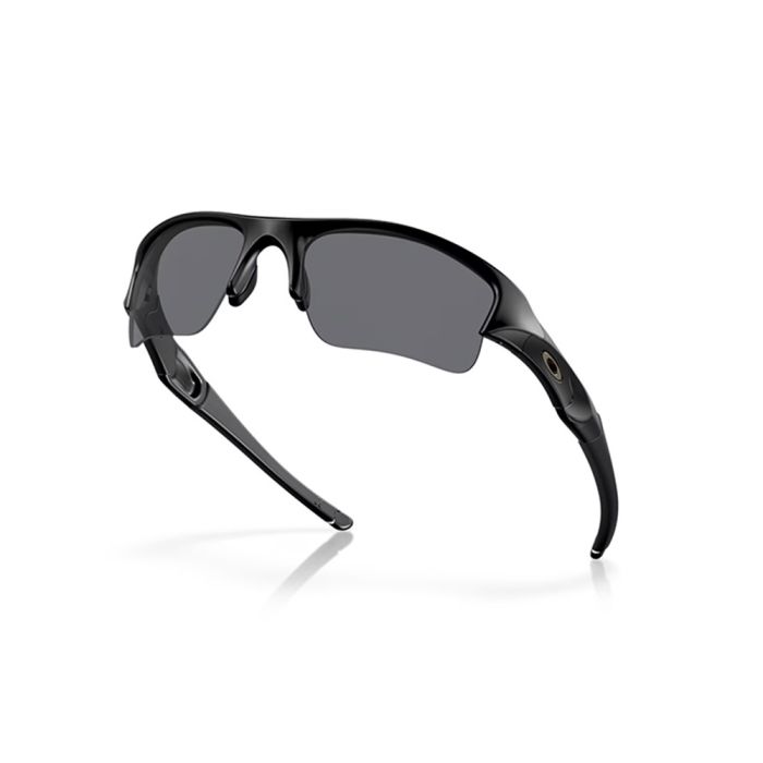 Oakley Turbine Flak Jacket XLJ Sunglasses - Grey/Matte Black