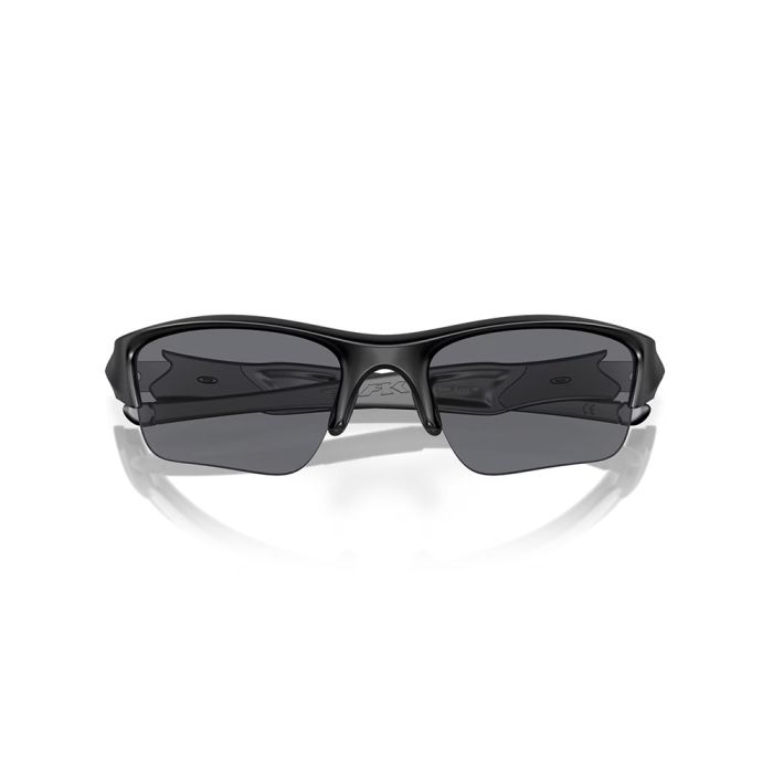 Oakley Turbine Flak Jacket XLJ Sunglasses - Grey/Matte Black