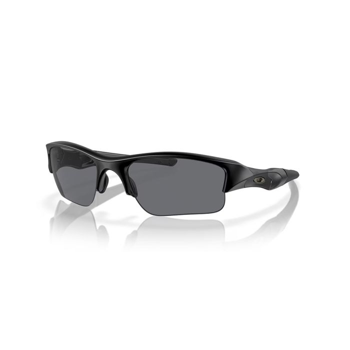 Oakley Turbine Flak Jacket XLJ Sunglasses - Grey/Matte Black