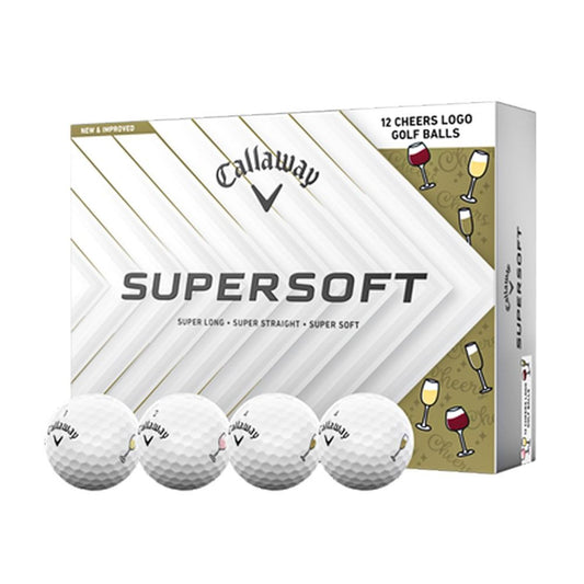 Callaway Supersoft Cheers Golf Balls - White