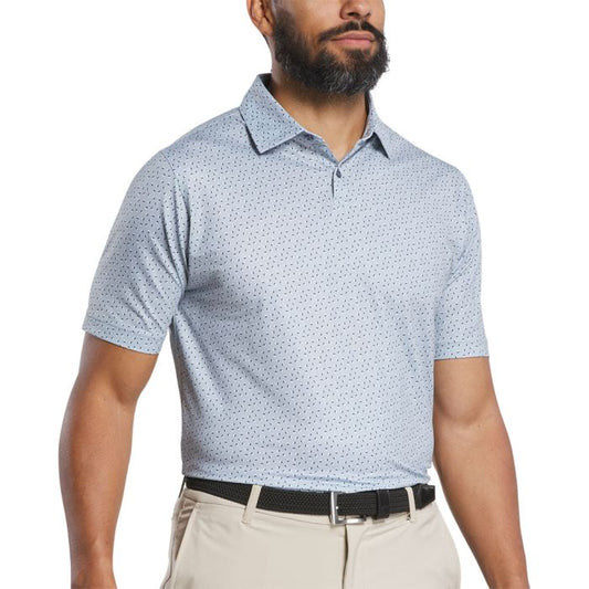 FootJoy Men's Bounce Print Lisle Polo - Grey
