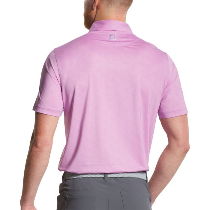 FootJoy Men's Speckle Print Lisle Polo - Lavender