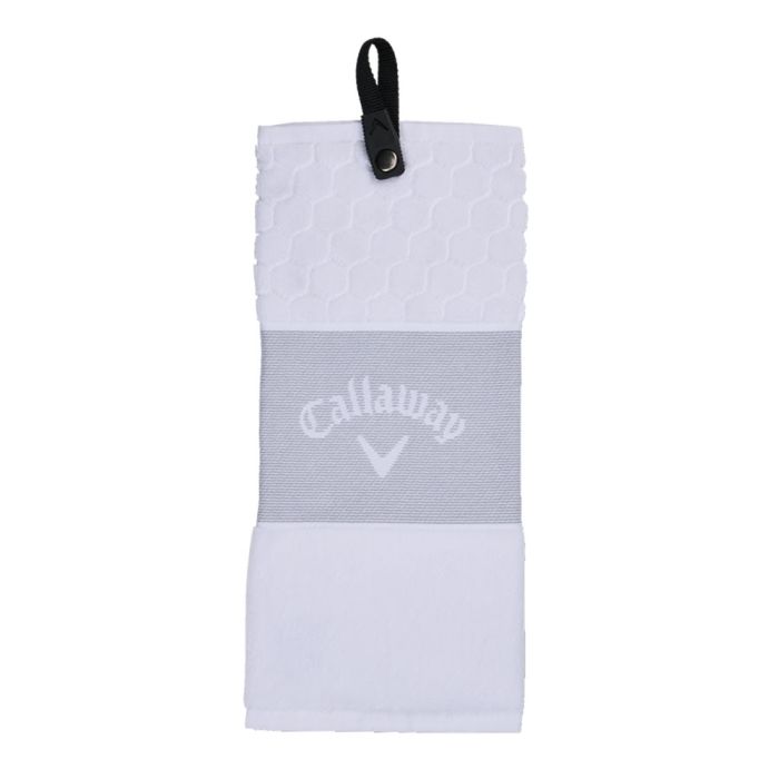 Callaway Tri Fold Towel - White