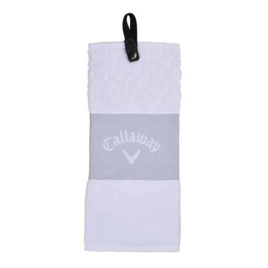Callaway Tri Fold Towel - White