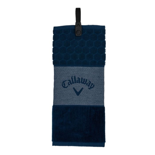 Callaway Tri Fold Towel - Navy