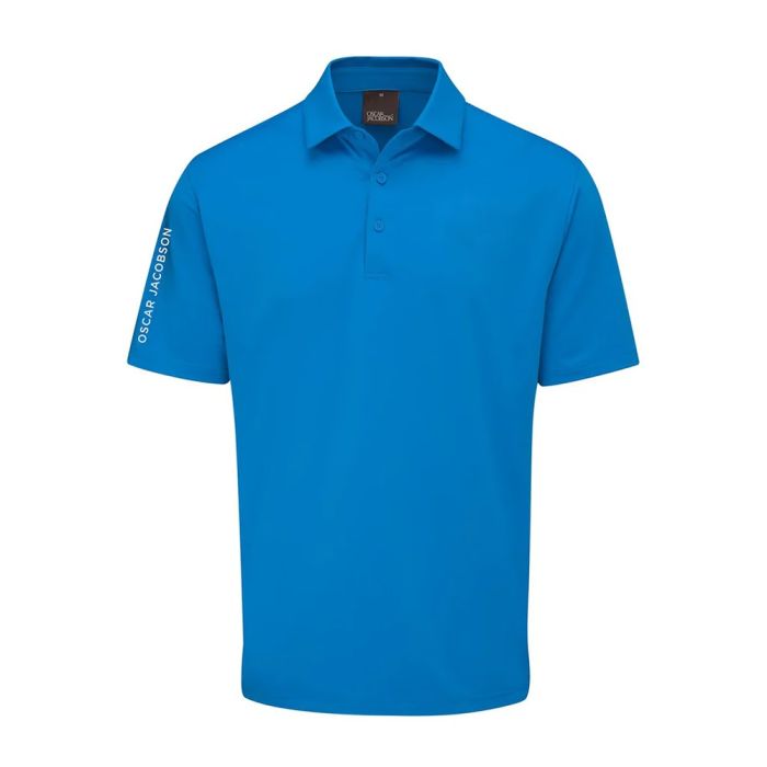 OSCAR JACOBSON Men’s Bullock Golf Polo T-shirt - Cobalt
