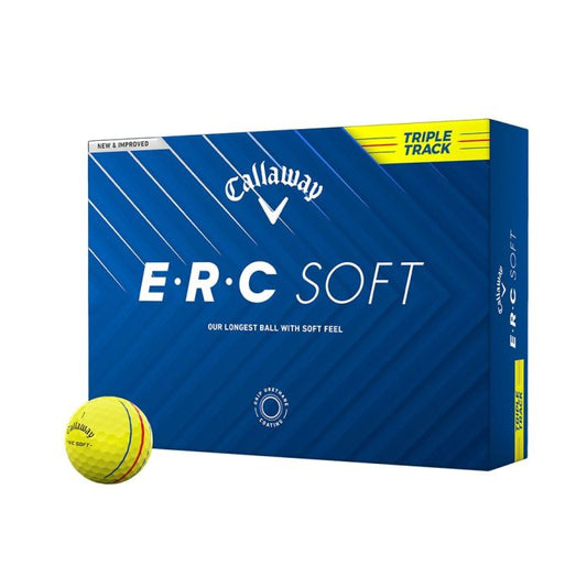 Callaway ERC Soft Triple Track Balls - Yellow