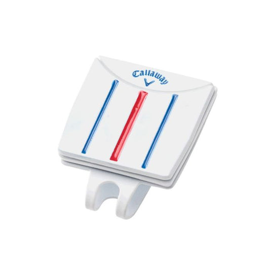 CALLAWAY Triple Track Hat clip & Marker - White