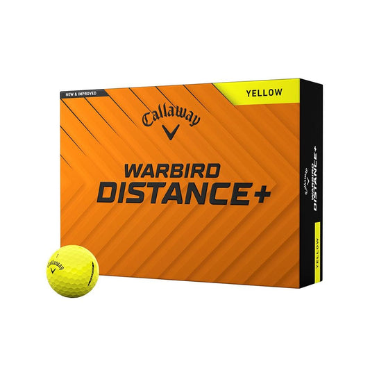 Callaway Warbird Distance+ Golf Balls - Yellow