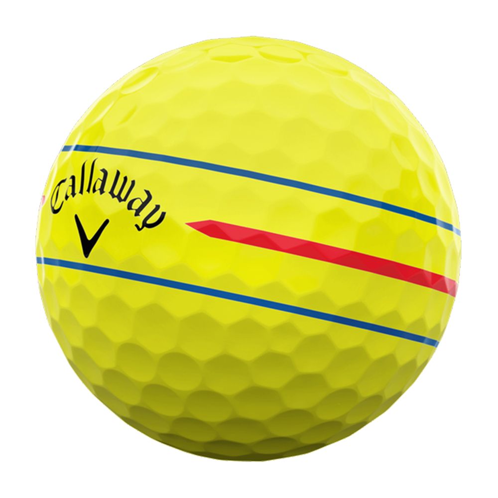 Callaway Chrome Soft 360 Triple Track Golf Balls - Yellow