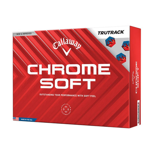 Callaway Chrome Soft TruTrack Golf Balls - White
